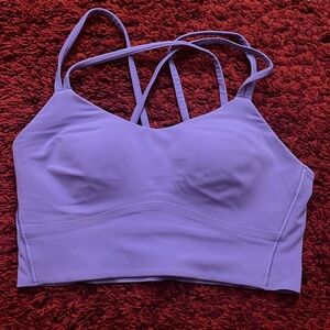 Lululemon - Like a Cloud Longline Bra - Dark Lavender - Size 6